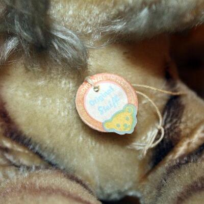 Vintage Steiff Tiger, original tags, 11" (#61)