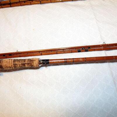 Prouter? 4 pc split bamboo fly rod, with Martin Reel (#139)