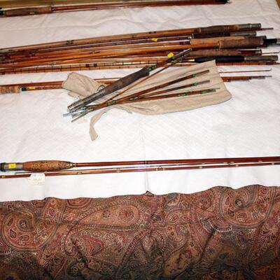 Vintage Hiawatha 3 piece split bamboo fly rod (#145)