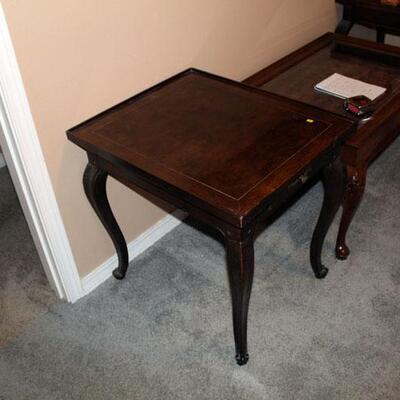 Pair of Baker Furniture end tables (#151)