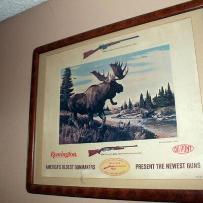 Remington 50th Anniversary print, 1966, 14" x 17" (#225)
