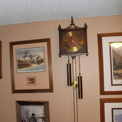 Contemporary German Linde pendulum wall clock (#227)