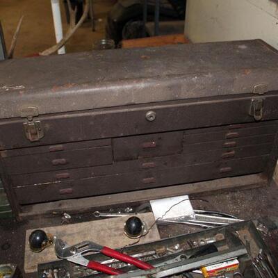 Kennedy Kits 8 drawer toolbox with Craftsman tools  (#256)