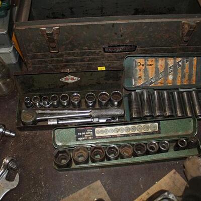 PowrKraft socket set, with 2 additional sets of sockets (#257)