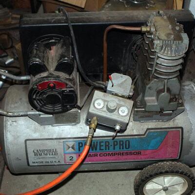 Campell Hausfeld 2HP 20 gallon Power Pro compressor, with long hose