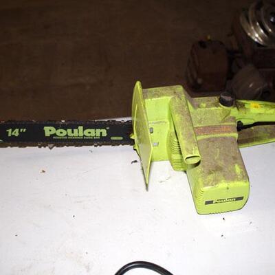 Poulan 14" electric corded chainsaw (#262)