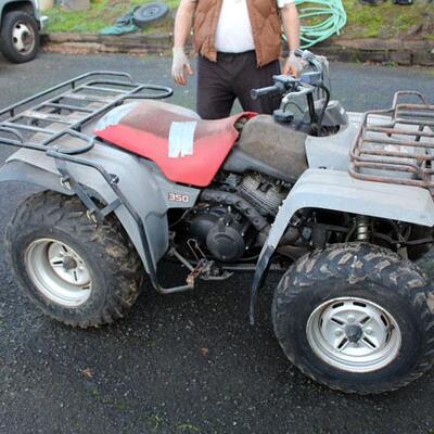 1989 Yamaha Big Bear ATV runs, needs work
