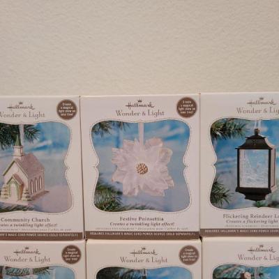 Lot 11: Assorted Hallmark MAGIC CORD Christmas Ornaments 