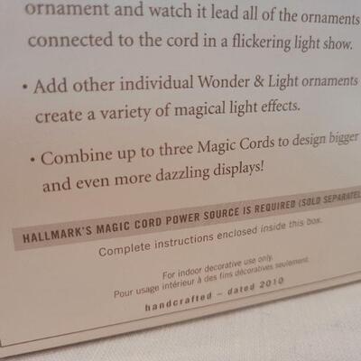 Lot 11: Assorted Hallmark MAGIC CORD Christmas Ornaments 