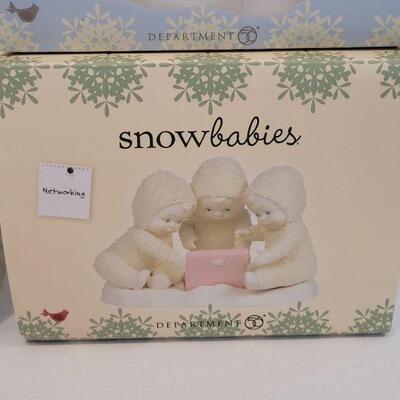 Lot 25: Assorted Dept. 56 Snowbabies Christmas Figures 