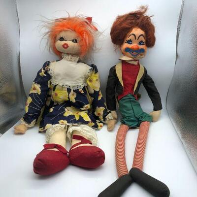 Two Large Dolls