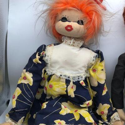 Two Large Dolls