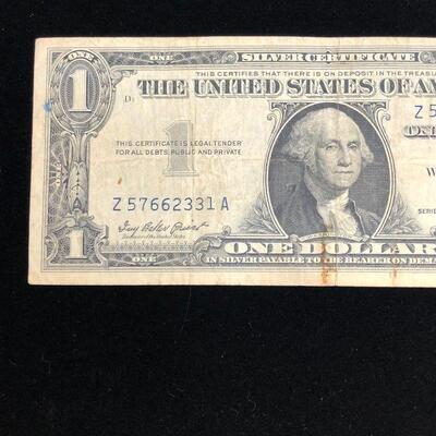 Lot 6 - 1957 Blue Seal Silver Certificate