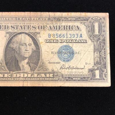 Lot 7 - 1957 Blue Seal Silver Certificate