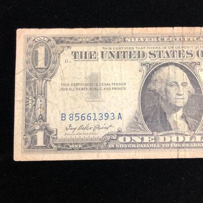 Lot 7 - 1957 Blue Seal Silver Certificate