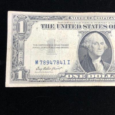 Lot 8 - 1935 E Blue Seal Silver Certificate