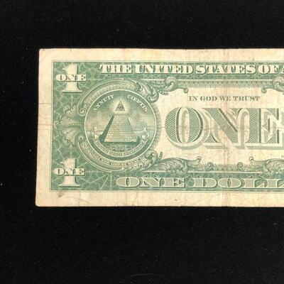  Lot 9 - 1957 A Blue Seal Silver Certificate