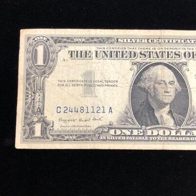 Lot 10 - 1957 A Blue Seal Silver Certificate