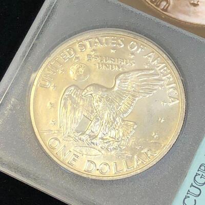 Lot 11 - Unc 1972 S Eisenhower Dollar Prooflike