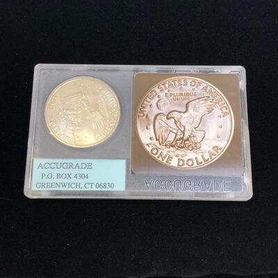 Lot 11 - Unc 1972 S Eisenhower Dollar Prooflike