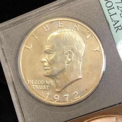 Lot 11 - Unc 1972 S Eisenhower Dollar Prooflike