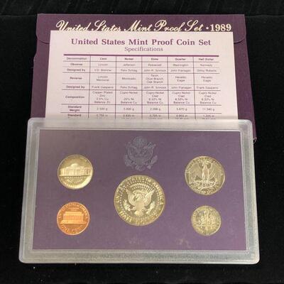 Lot 36 - 1989 S Coin Proof Set