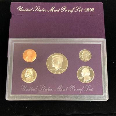 Lot 39 - 1992 S Coin Proof Set