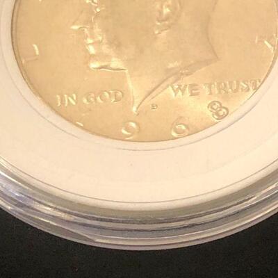 Lot 45 - 1968 D Kennedy Half Dollar