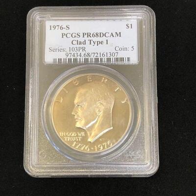 Lot 52 - Unc 1976 Eisenhower Dollar Coin