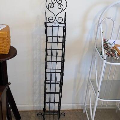 Lot 3-  Folding Metal Shelf
