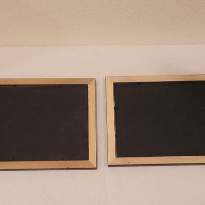 Lot 2: (2) Framed Kitten Black & White Pictures 