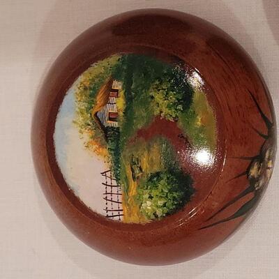 Lot 5: Vintage Handpainted Wood Boxes