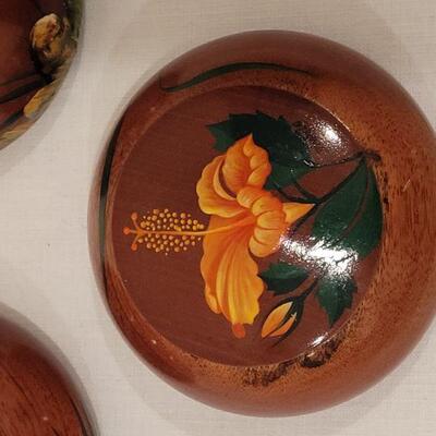 Lot 5: Vintage Handpainted Wood Boxes