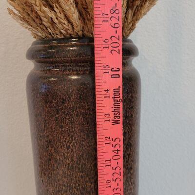 Lot 16: Vintage West Germany Pottery with Wheat (Floral not Ceramic)