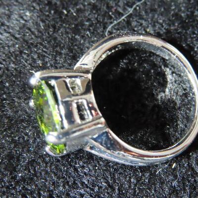 Green Stone Ring