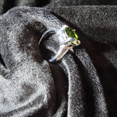Green Stone Ring