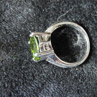 Green Stone Ring