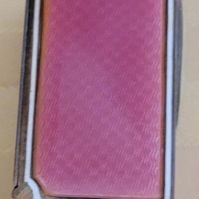 Lot 122: Tiffany &Co Clock case/ Guilloche Miniature clock WORKS!