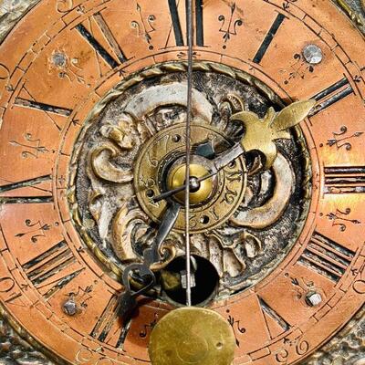 Lot 184: Pre-1700 Antique Alarm Clock in Cloche 