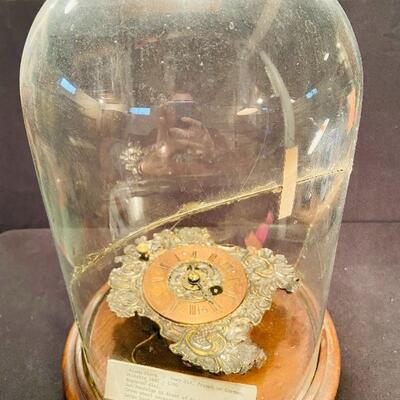Lot 184: Pre-1700 Antique Alarm Clock in Cloche 