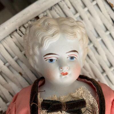 12" Antique German Parian