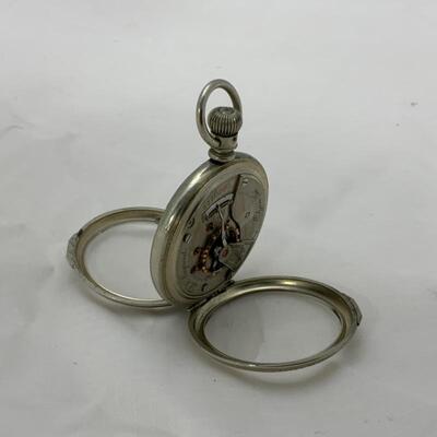 -1- ELGIN | Open Face and Back Pocket Watch | 15j | 1888