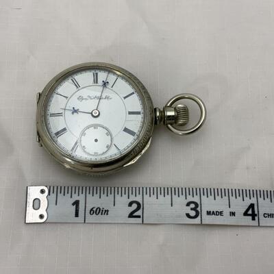 -1- ELGIN | Open Face and Back Pocket Watch | 15j | 1888