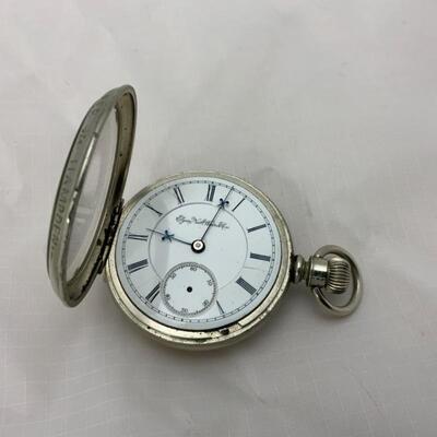 -1- ELGIN | Open Face and Back Pocket Watch | 15j | 1888