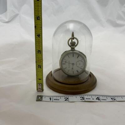 -1- ELGIN | Open Face and Back Pocket Watch | 15j | 1888