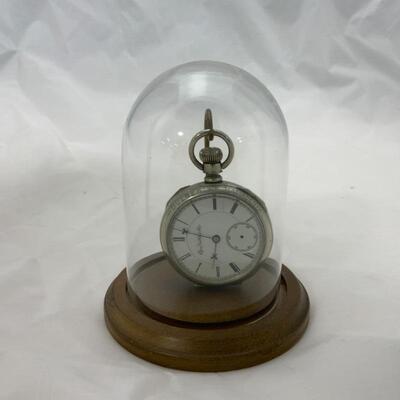 -1- ELGIN | Open Face and Back Pocket Watch | 15j | 1888