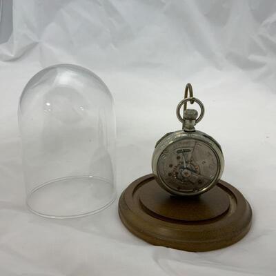 -1- ELGIN | Open Face and Back Pocket Watch | 15j | 1888