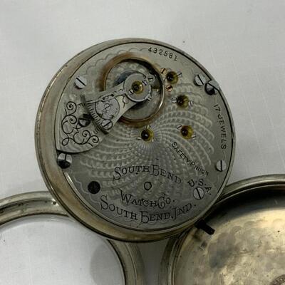 -2- SOUTH BEND | Open Face Swing-Out Pocket Watch | 17j | 1906 | Runner