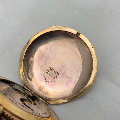 -4- ELGIN | Open Face Pocket Watch | 7j | 1923