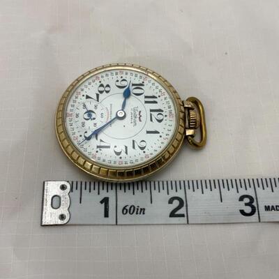 -6- WALTHAM | Open Face Pocket Watch | 10K GP | 17j